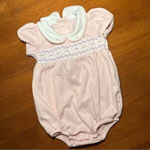 Magnolia baby smocked bubble romper
